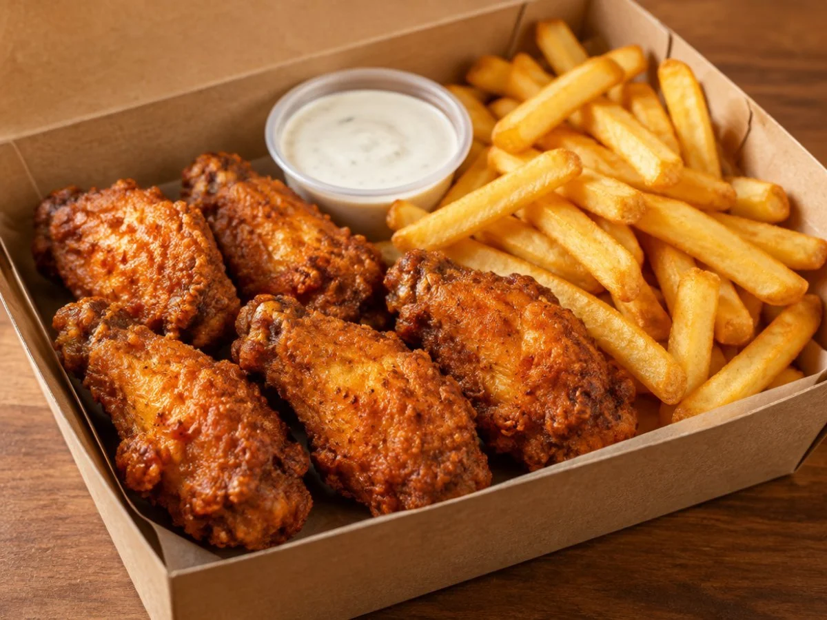 Wings Meal (6 pcs)