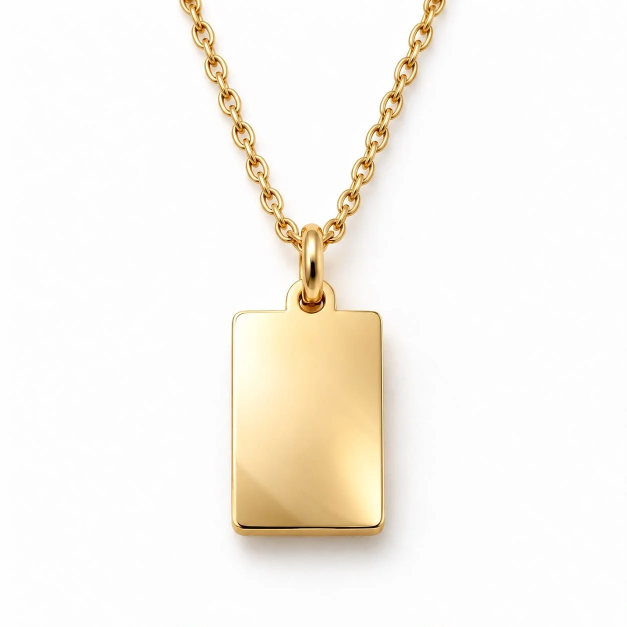Rectangle (initial) Pendant