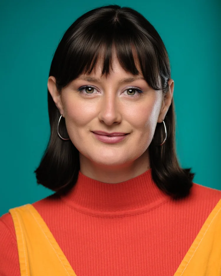 Brand-color backdrop sample