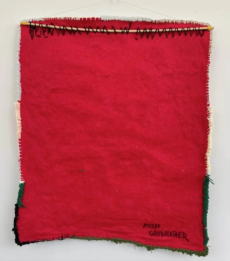 GAUDMOTHER rug and textile work, photographed Jul 26, 2023