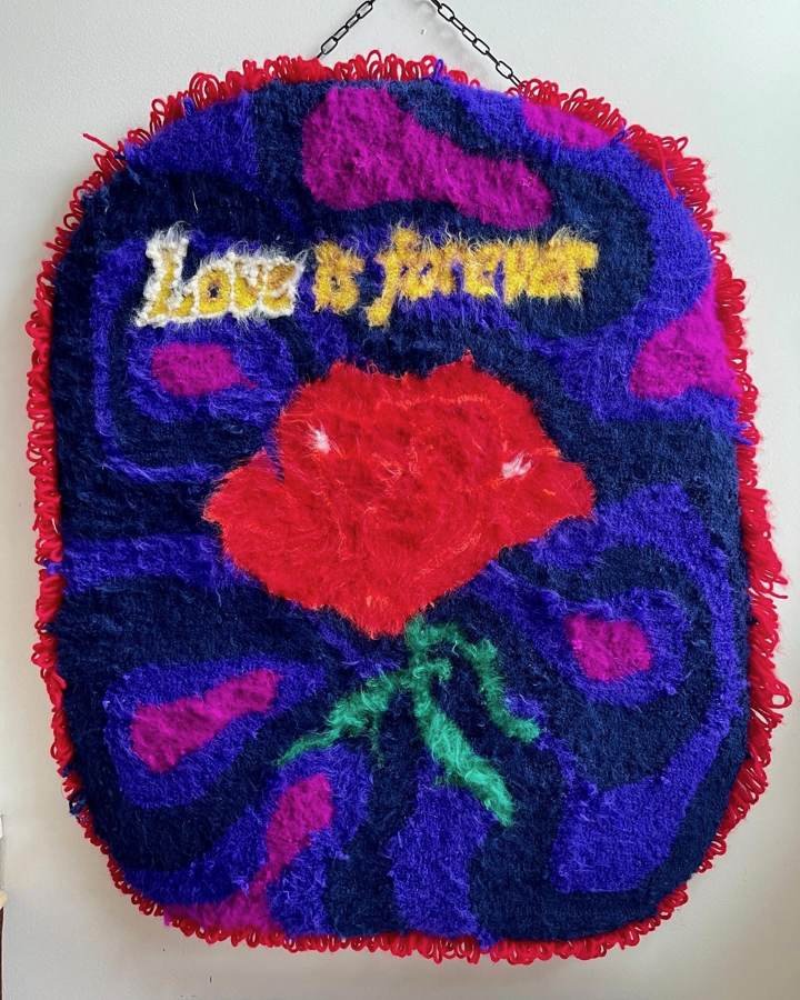 GAUDMOTHER rug and textile work, photographed Jan 16, 2024