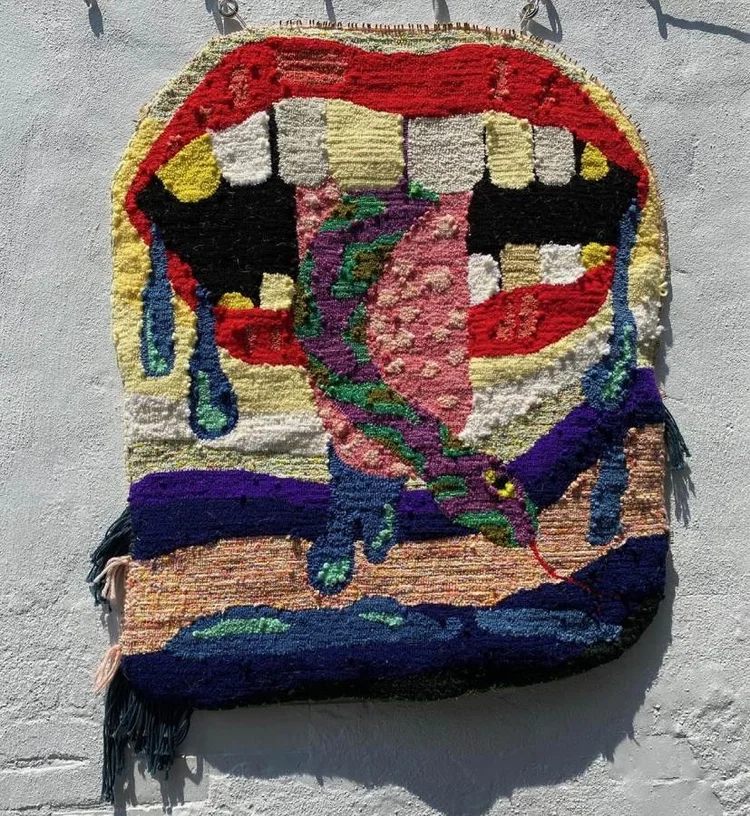 GAUDMOTHER rug and textile work, photographed Jul 5, 2021