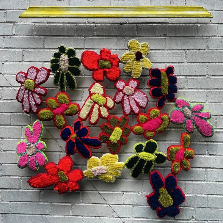 GAUDMOTHER rug and textile work, photographed Jul 19, 2023