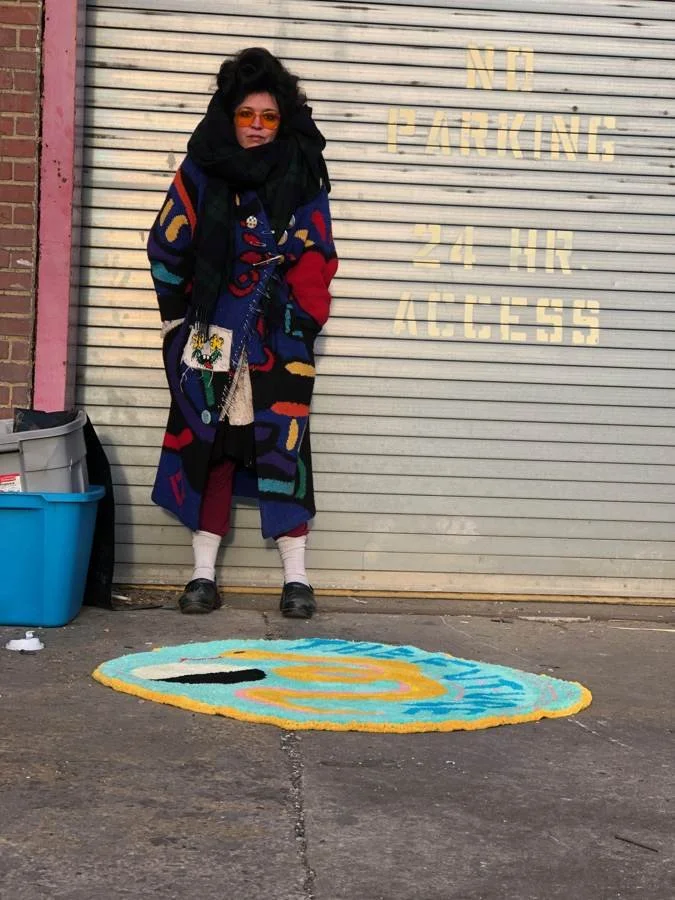 GAUDMOTHER rug and textile work, photographed Dec 8, 2019