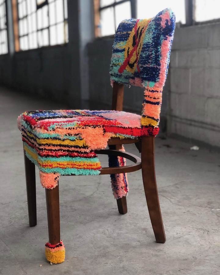 GAUDMOTHER rug and textile work, photographed Dec 6, 2019