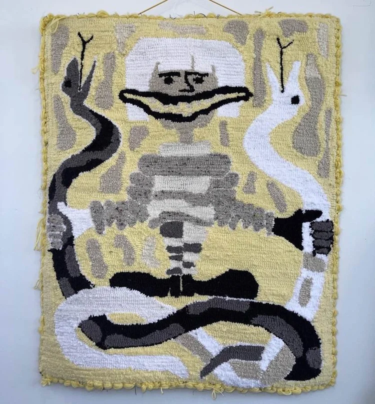 GAUDMOTHER rug and textile work, photographed May 30, 2023