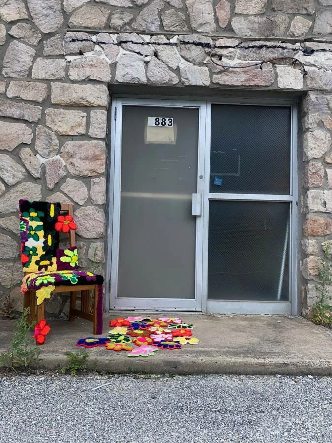 GAUDMOTHER rug and textile work, photographed Jul 18, 2021