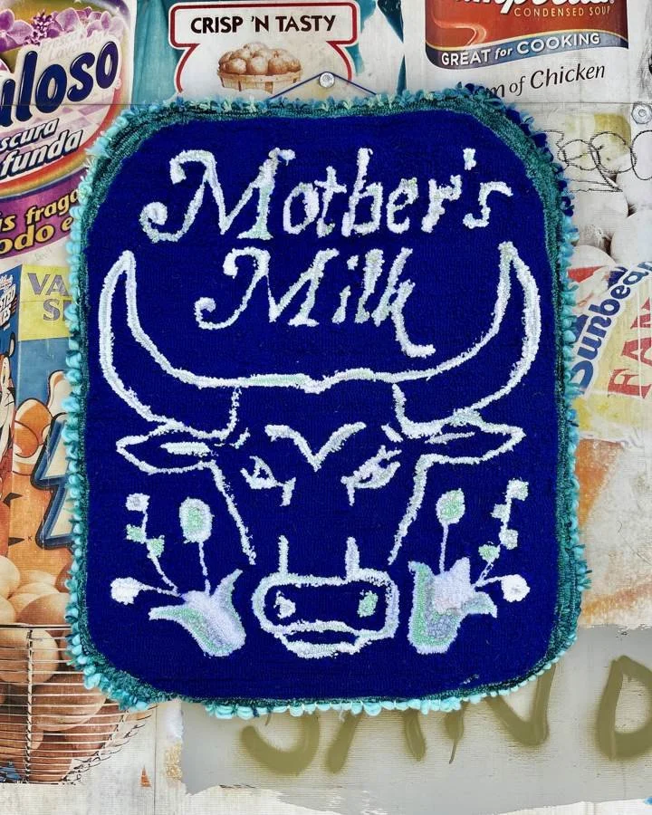 GAUDMOTHER rug and textile work, photographed May 11, 2023