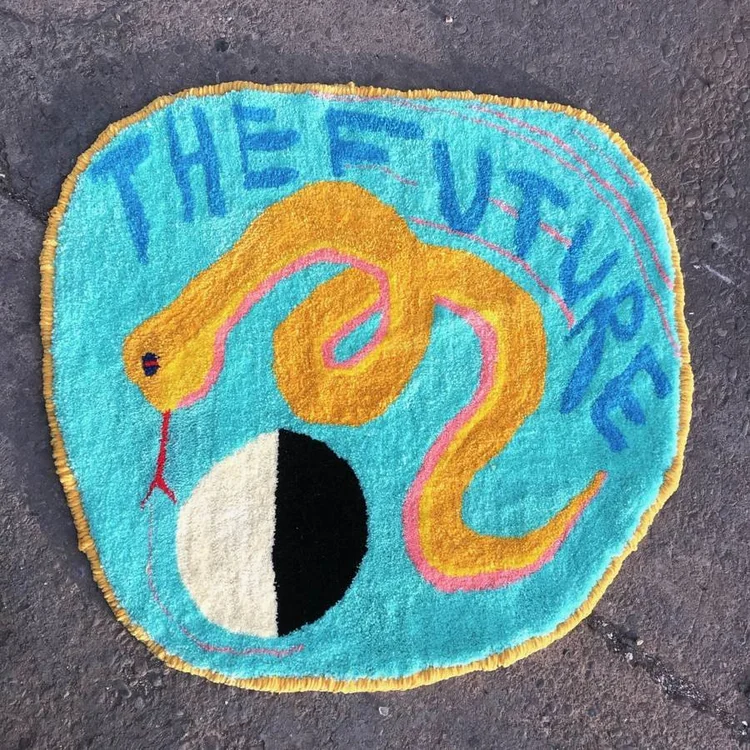 GAUDMOTHER rug and textile work, photographed Dec 8, 2019