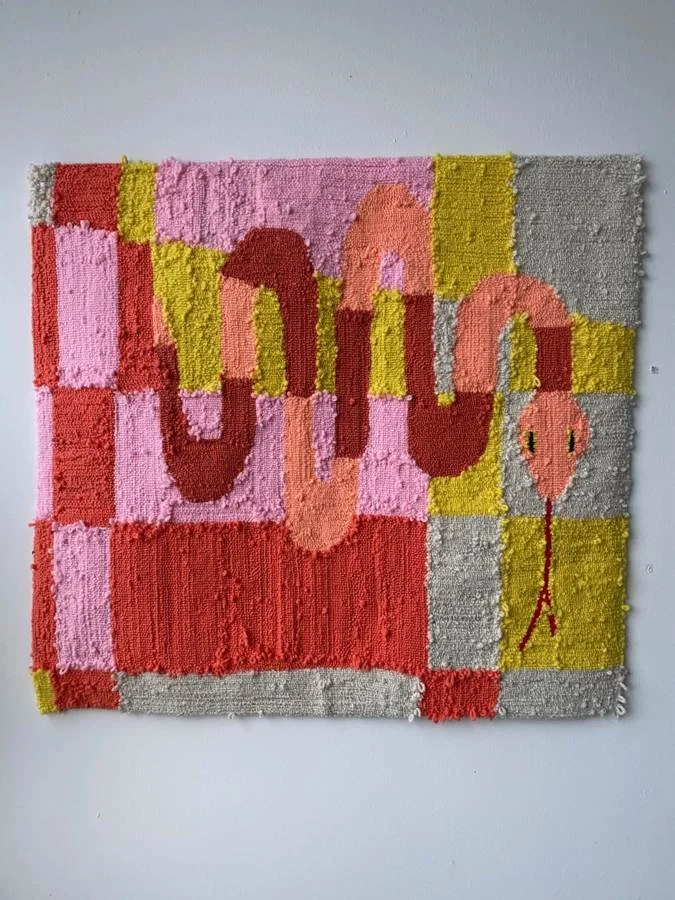 GAUDMOTHER rug and textile work, photographed Sep 25, 2020
