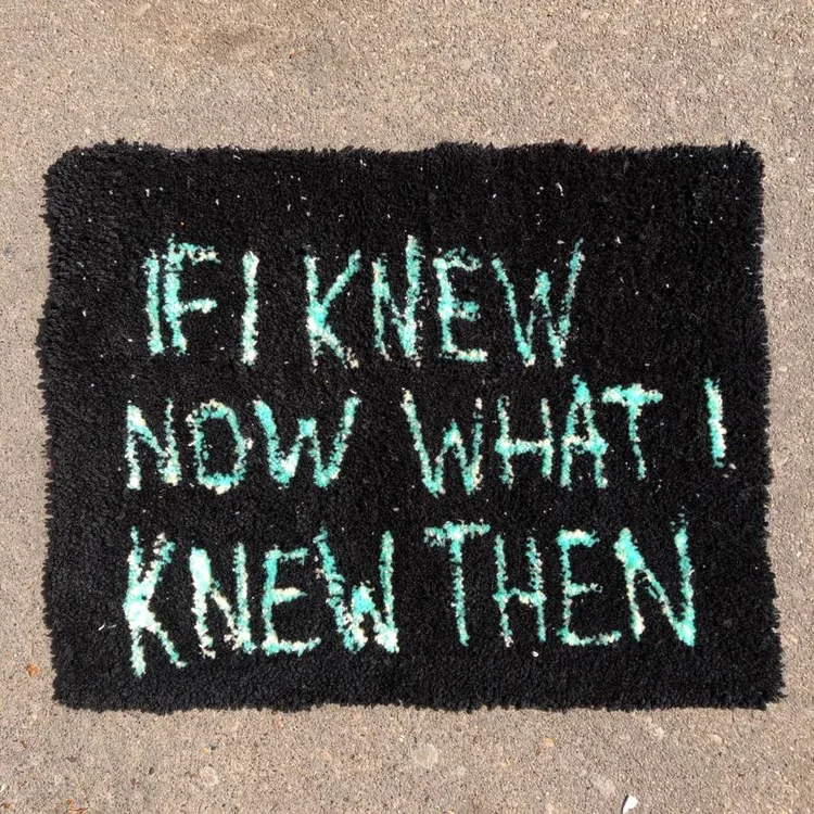 GAUDMOTHER rug and textile work, photographed Sep 9, 2019