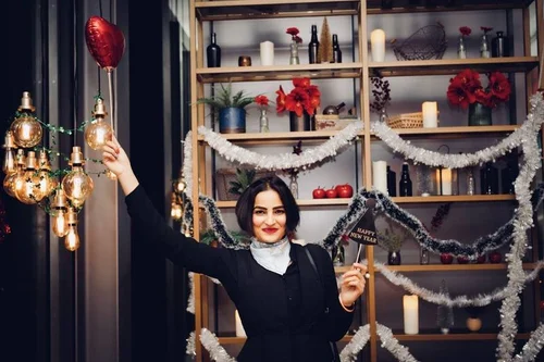 Nistha Trehun at a festive event setup, Kitty Party Berlin