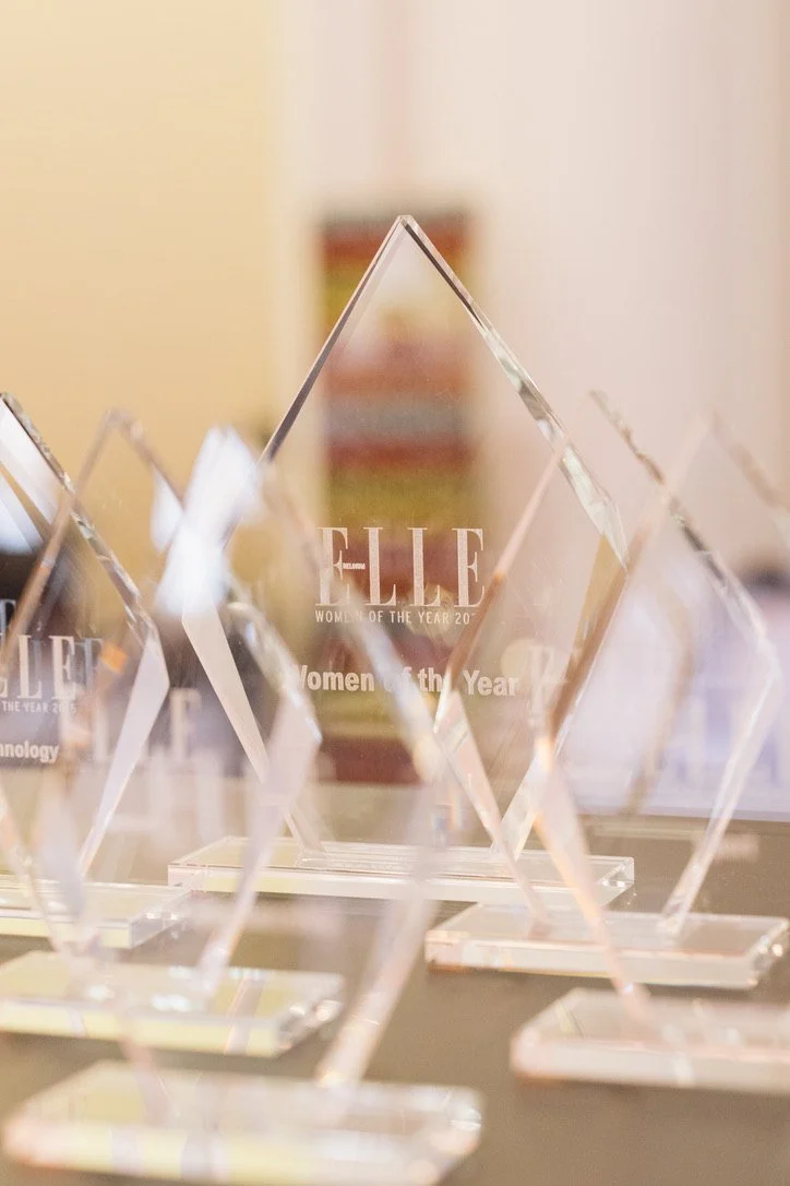 Glass ELLE Women of the Year awards
