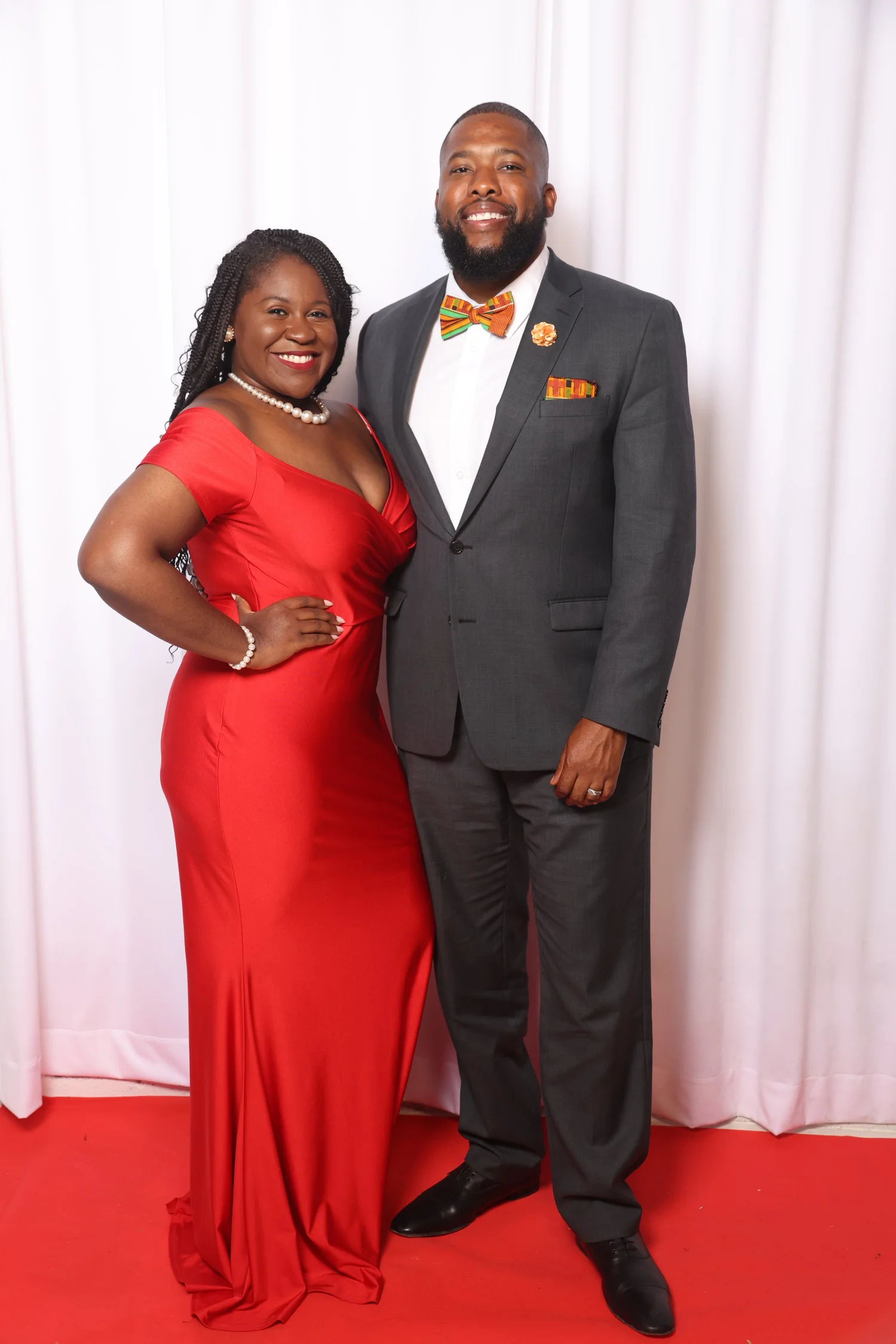 Guests wearing formal attire at a Liberian Collective gala