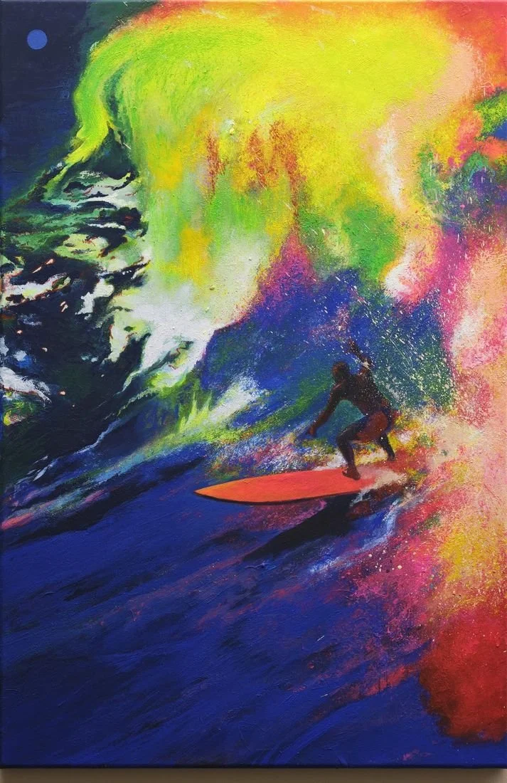 Gradient Collapse, 60 by 90 cm, 2026