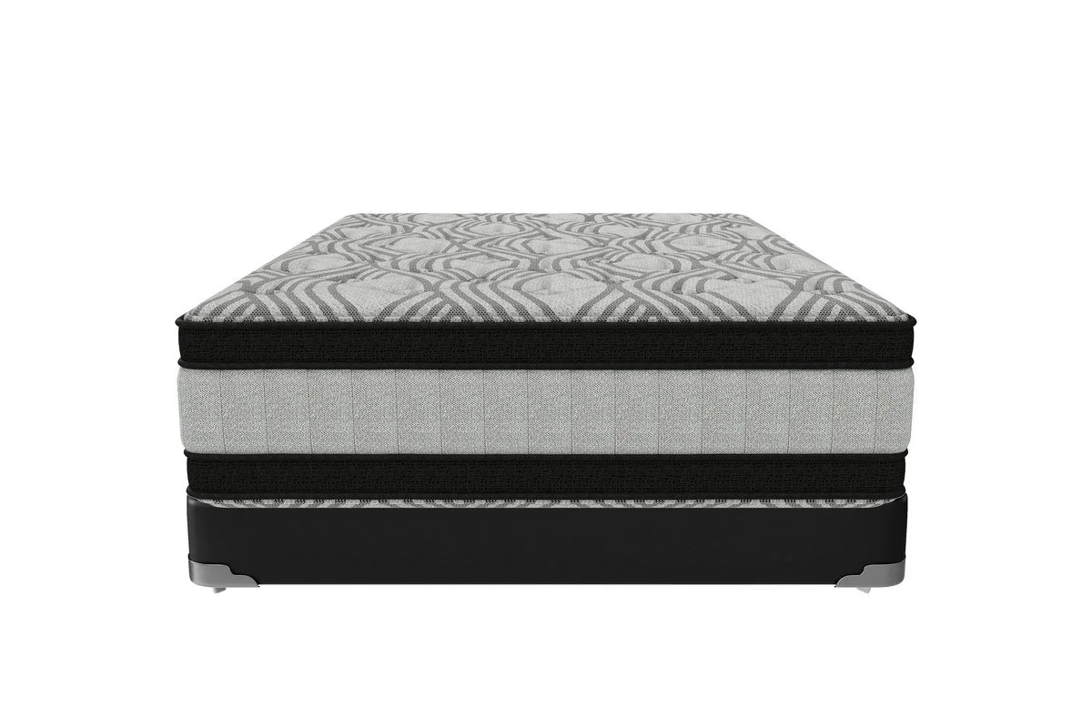 BIA Omni Euro two-sided euro top mattress on a foundation