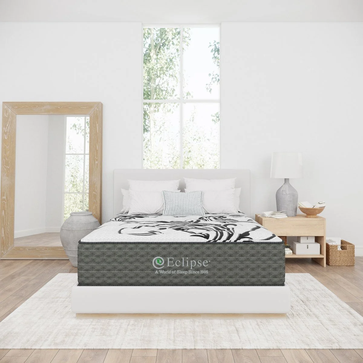 Eclipse Moonlight mattress in a bedroom