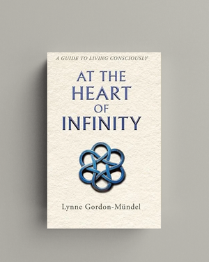 At the Heart of Infinity by Lynne Gordon-Muendel, designed by Foglio