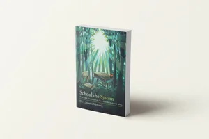 School the System book cover mockup, designed and published with Foglio