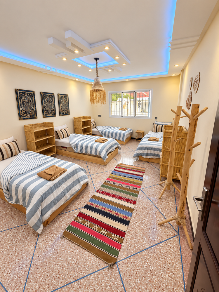 Shared room at Maktub Maroc