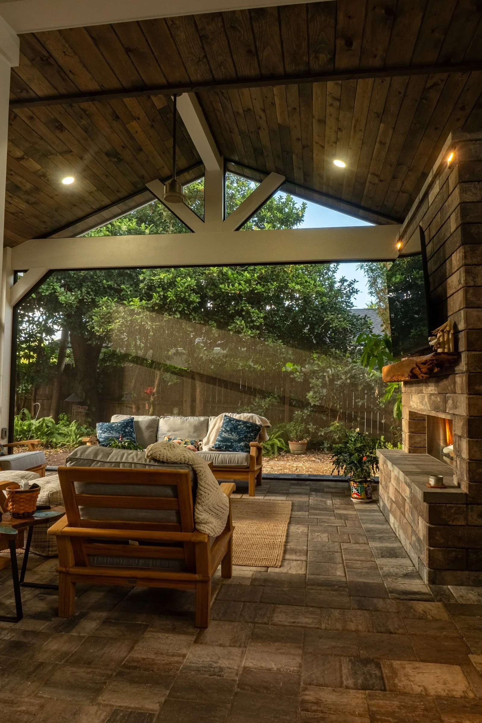 A-frame gazebo in Jacksonville Beach