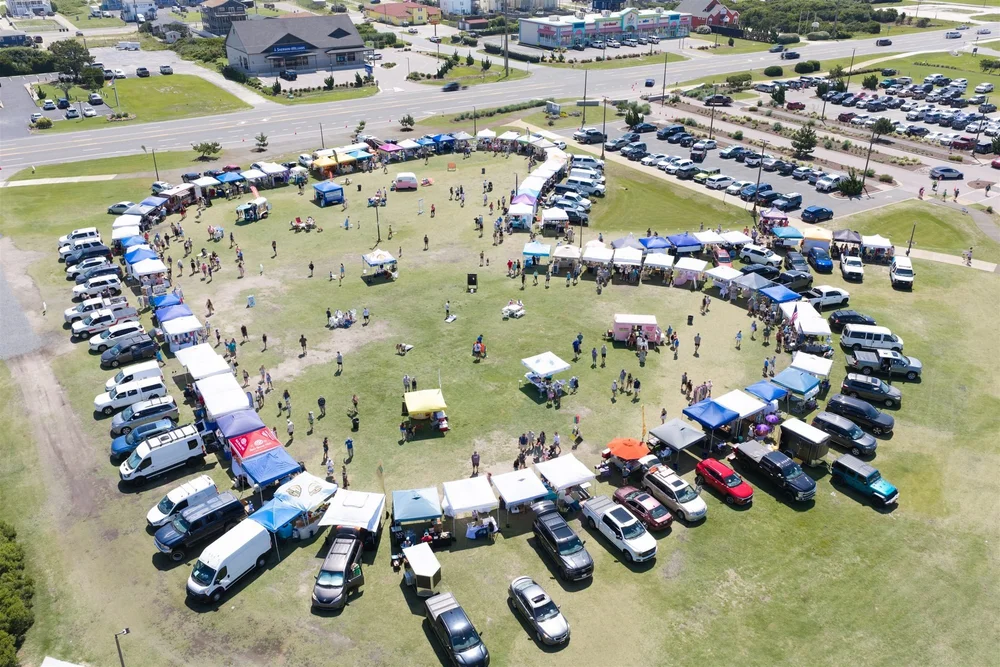 The full market ring from the air