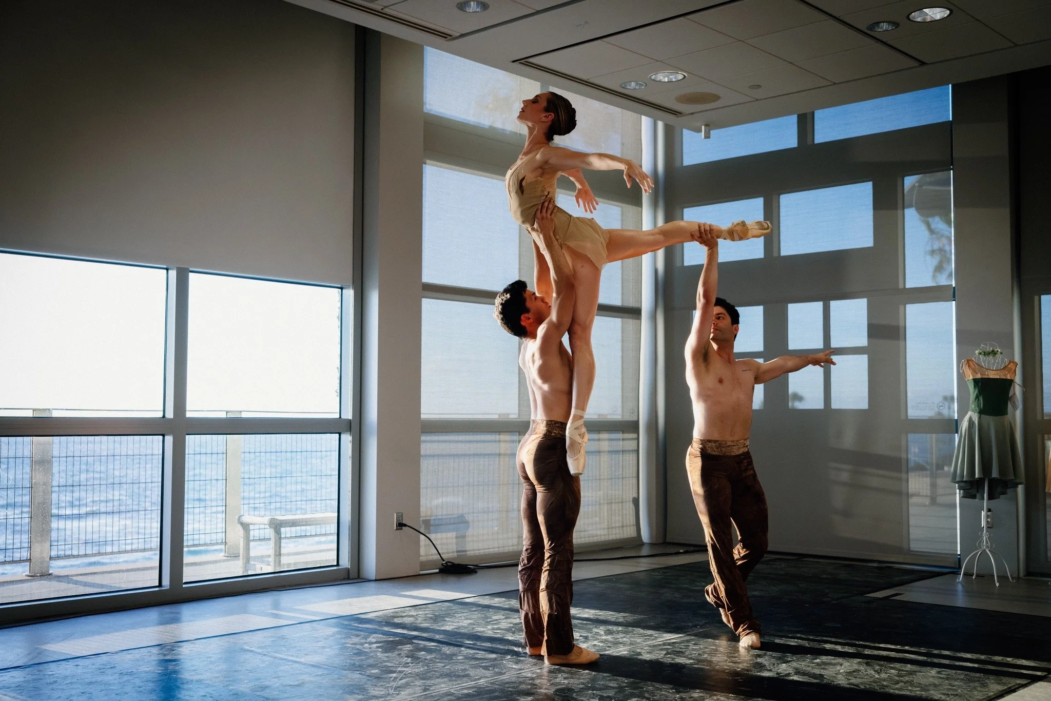 Pointeworks dancers perform at the season opener at the Museum of Contemporary Art San Diego.