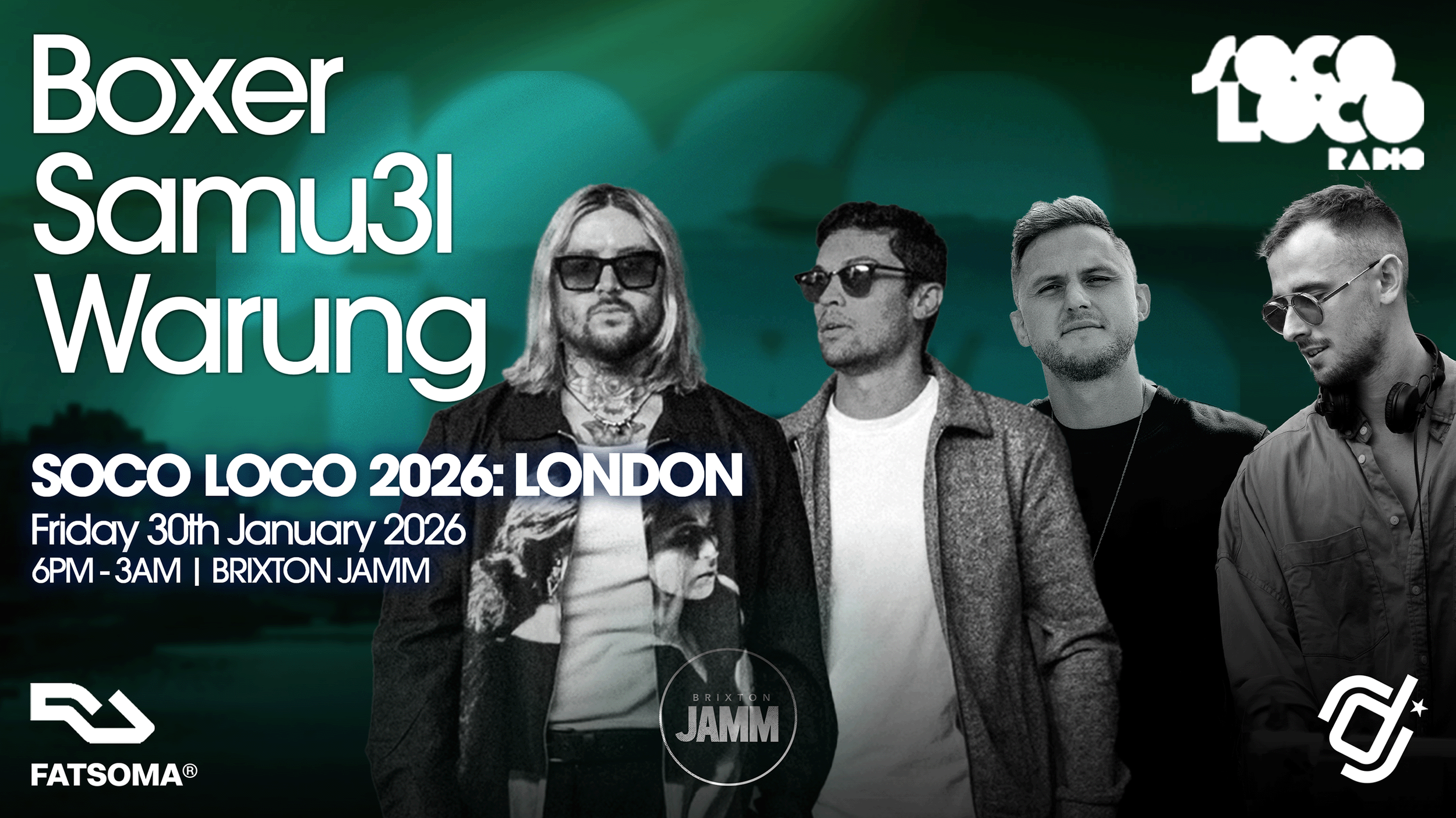 SOCO LOCO at Brixton JAMM — January 2026
