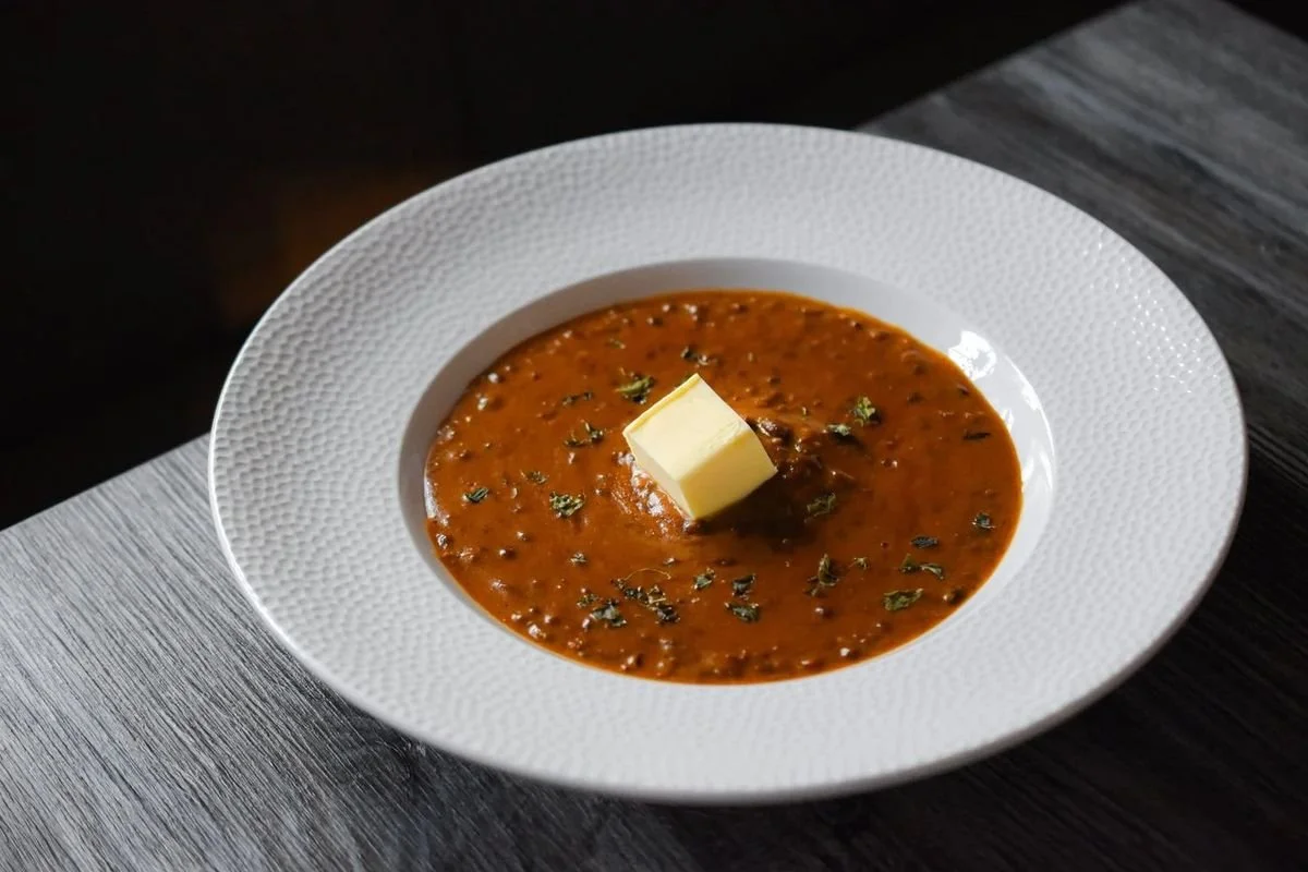 Kartik's Dal Makhani finished with butter