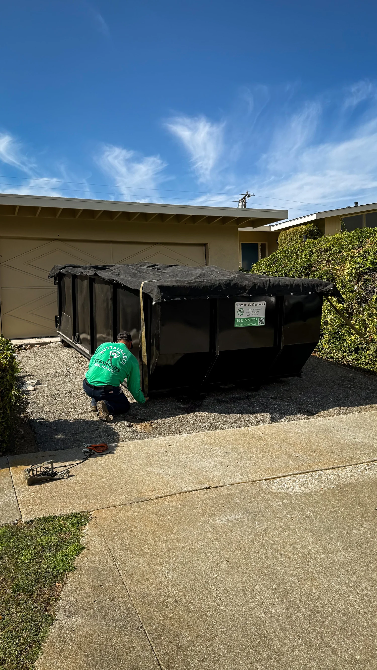 Sustainable Cleanouts dumpster rental