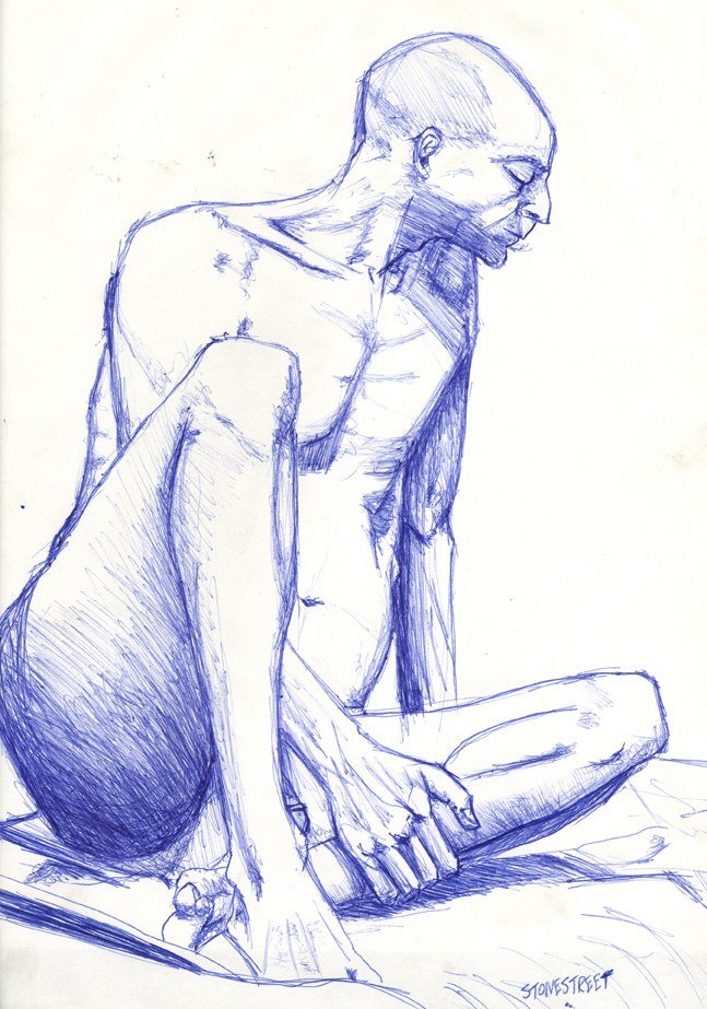 Ken — Life Drawing — Finished work