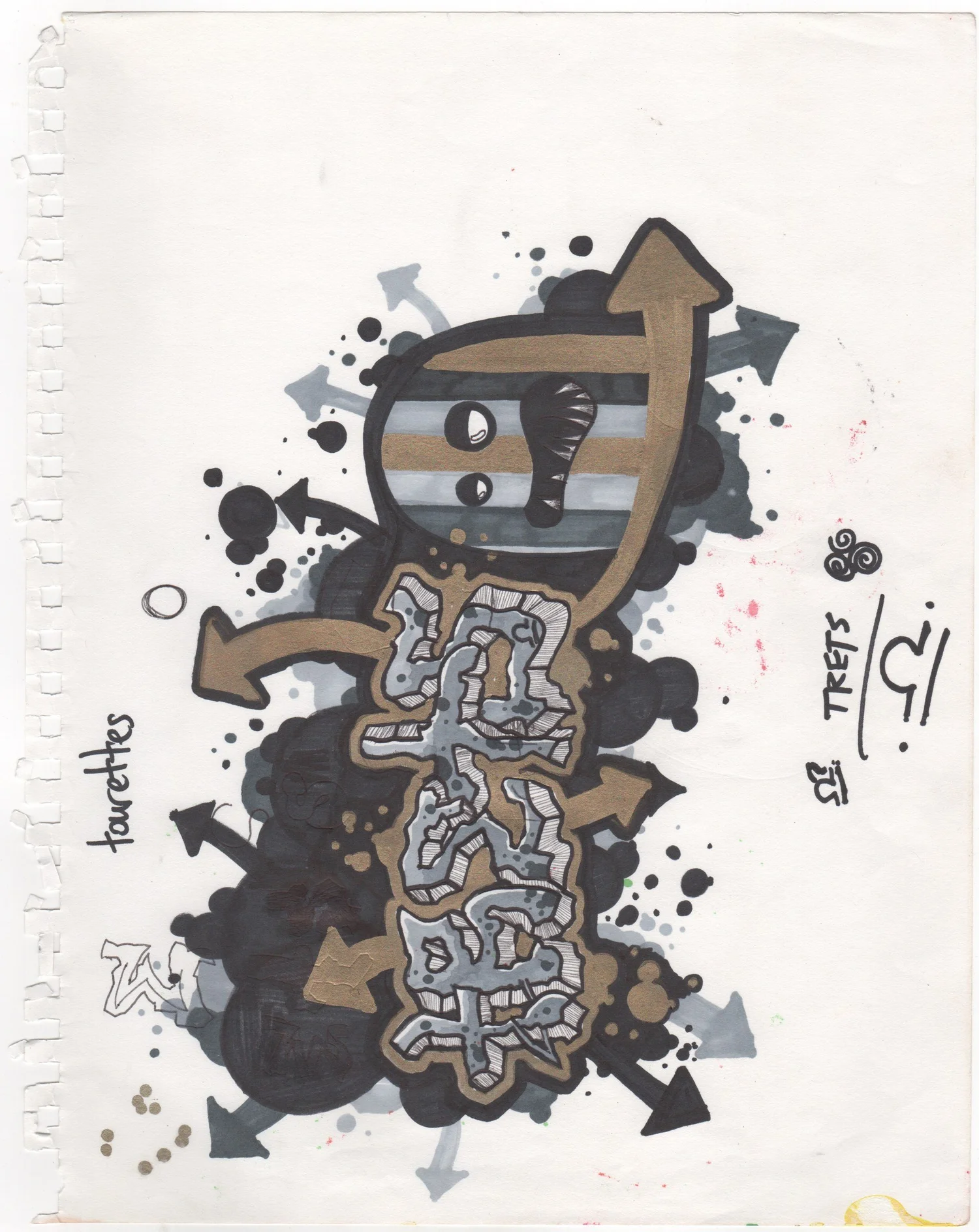 Trets — Character Composition — Finished work