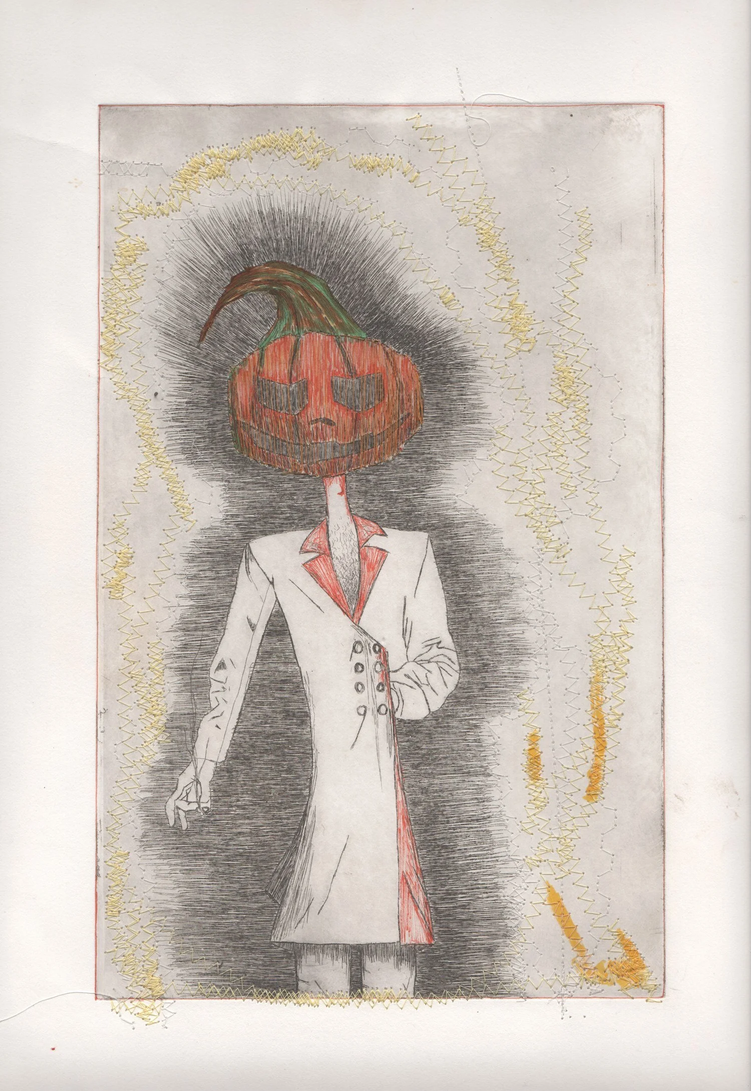 Pumpkin Head Man — Later color version