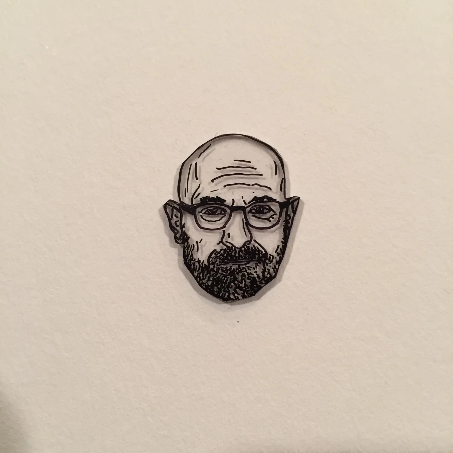 Portrait and Illustration Pins — Detail / alternate view