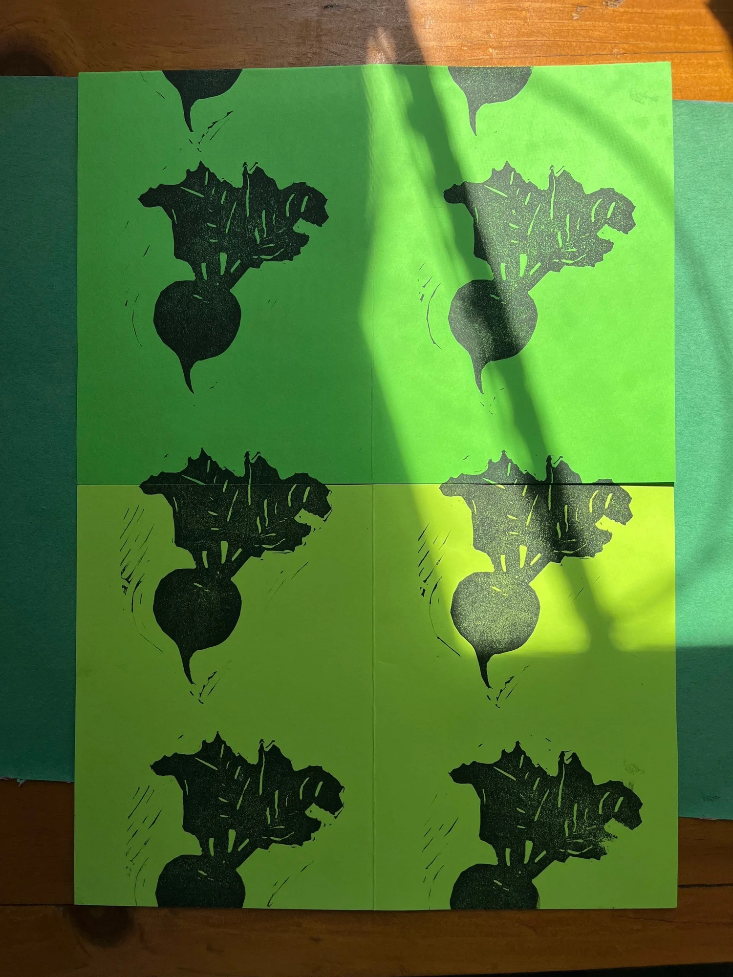 Relief-Printed Papers — 2022 Session — Finished work / distinct view