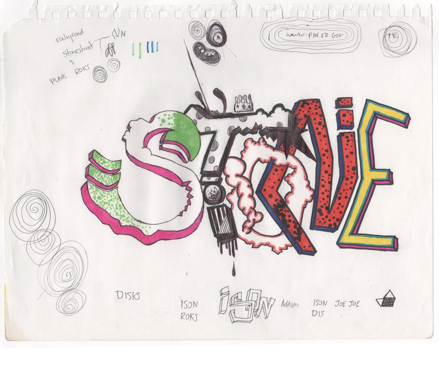 Stone — Lettering Studies — Detail / alternate view