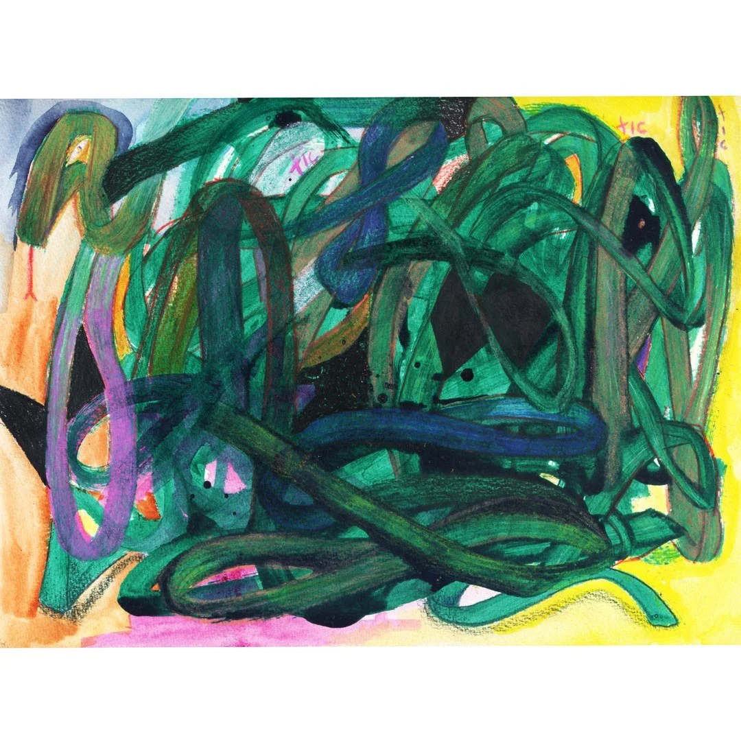 Untitled — Green Sketch — Finished work