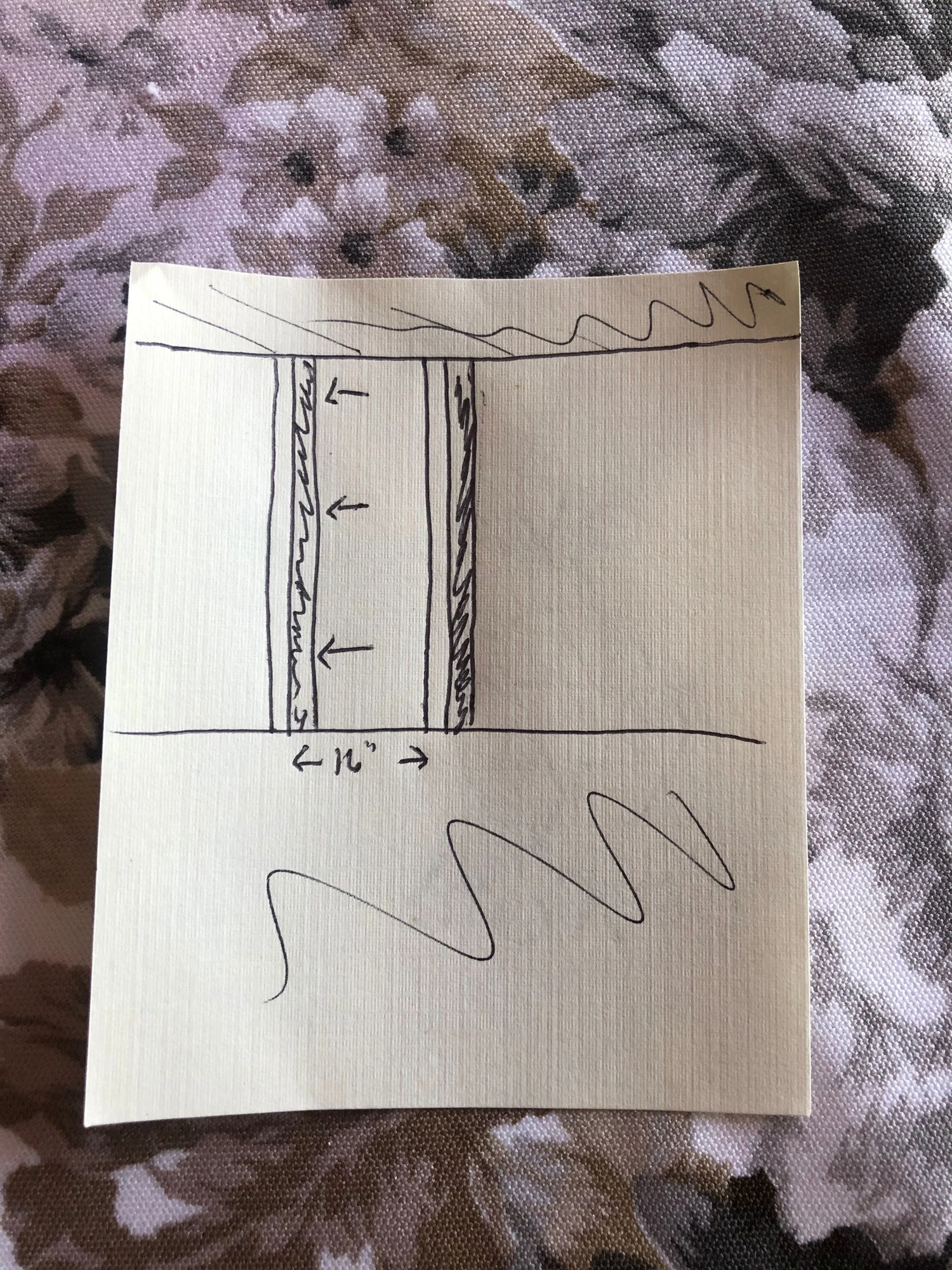 Garment Trim — Construction Sketch — Artwork view