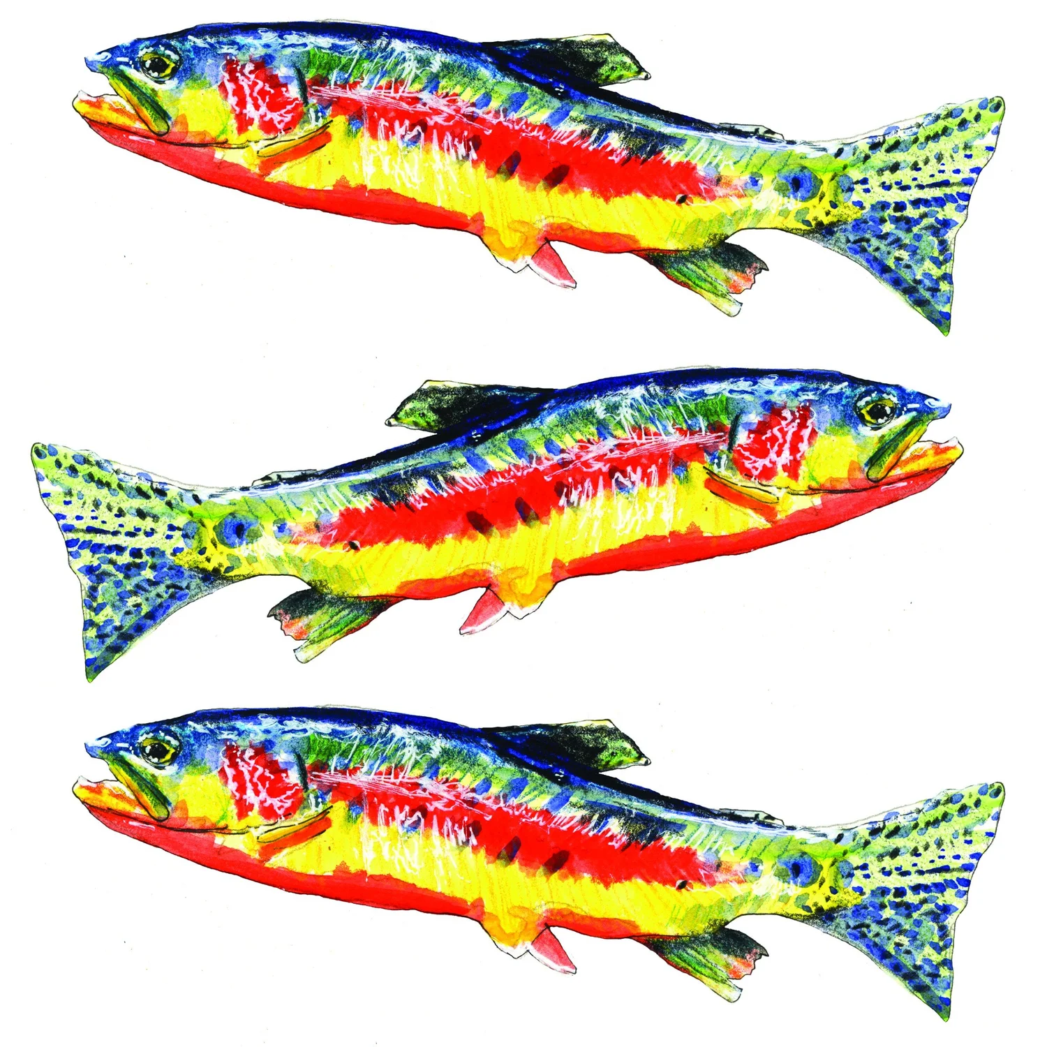 Golden Trout — Repeat pattern