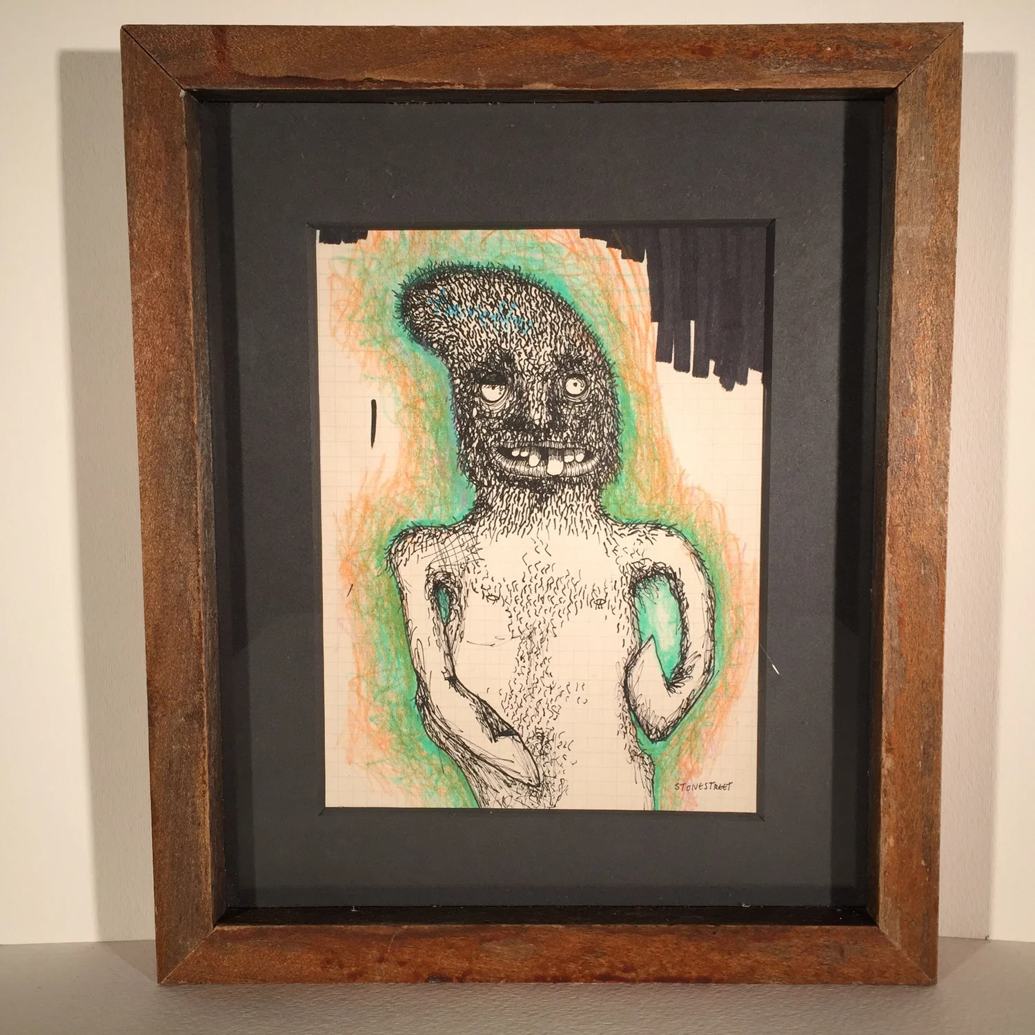Hairy Monsta 2 — Framed view