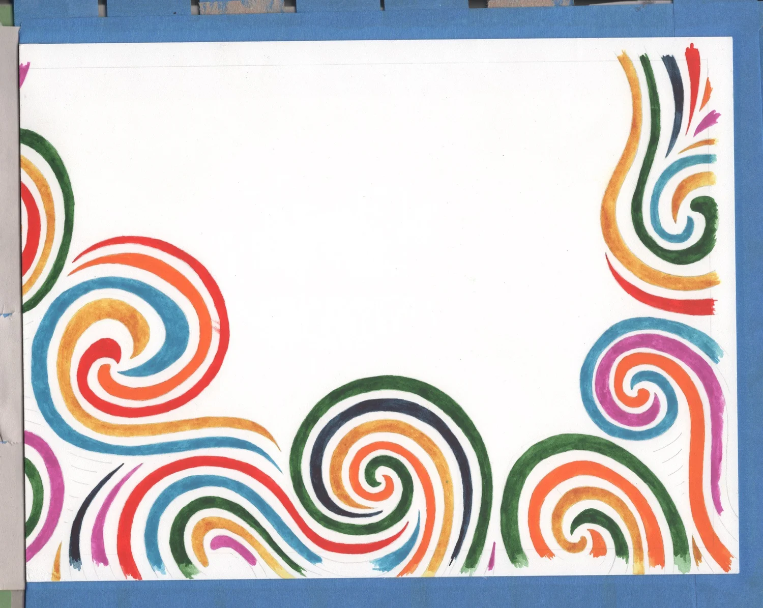 The Magical Mindful Day — Swirls — Companion illustration / alternate composition