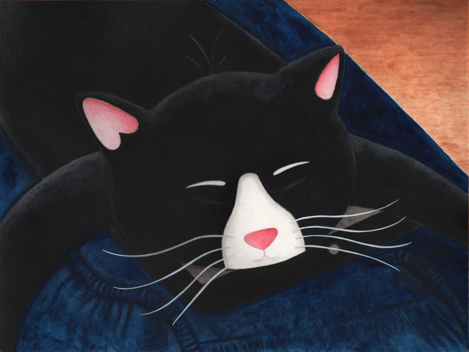 The Magical Mindful Day — Cat Studies — Finished illustration · The Magical Mindful Day