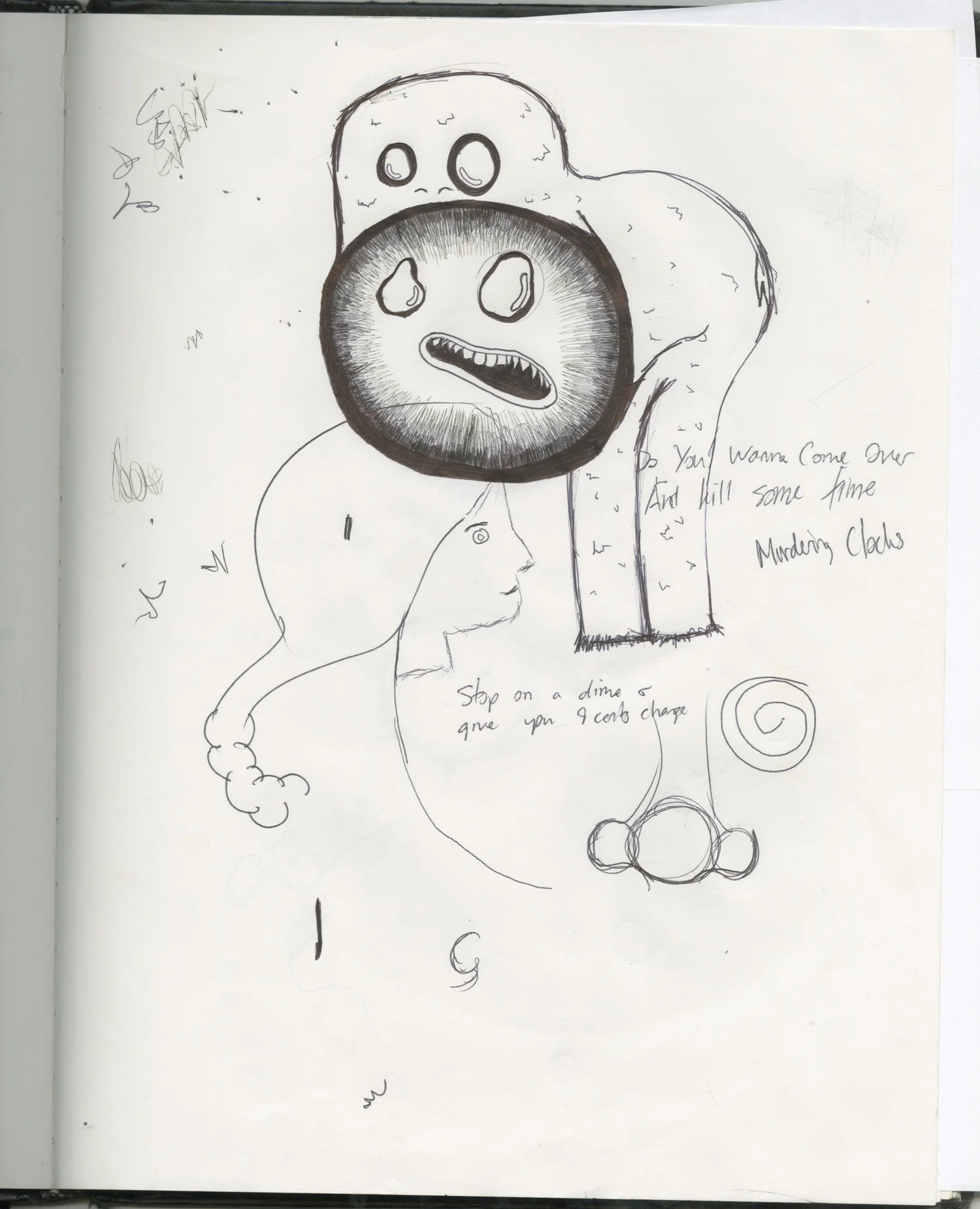Monster Eating a Monster — Finished work