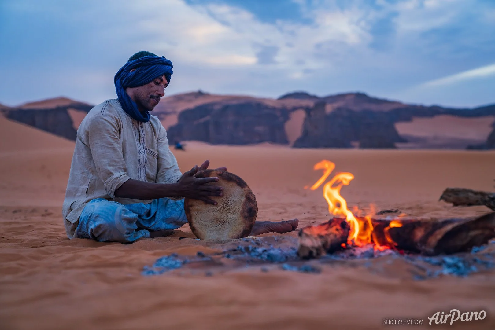 Landschap tijdens een reis door Egypte