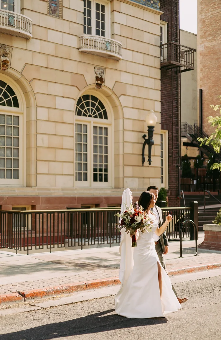 Bridal session at The Ballroom at The Commercial Club in Salt Lake City, Utah