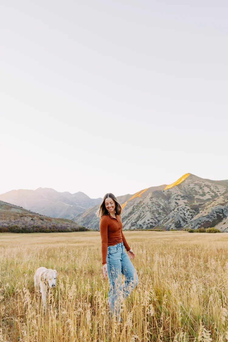 Fall mini session portrait in Utah County