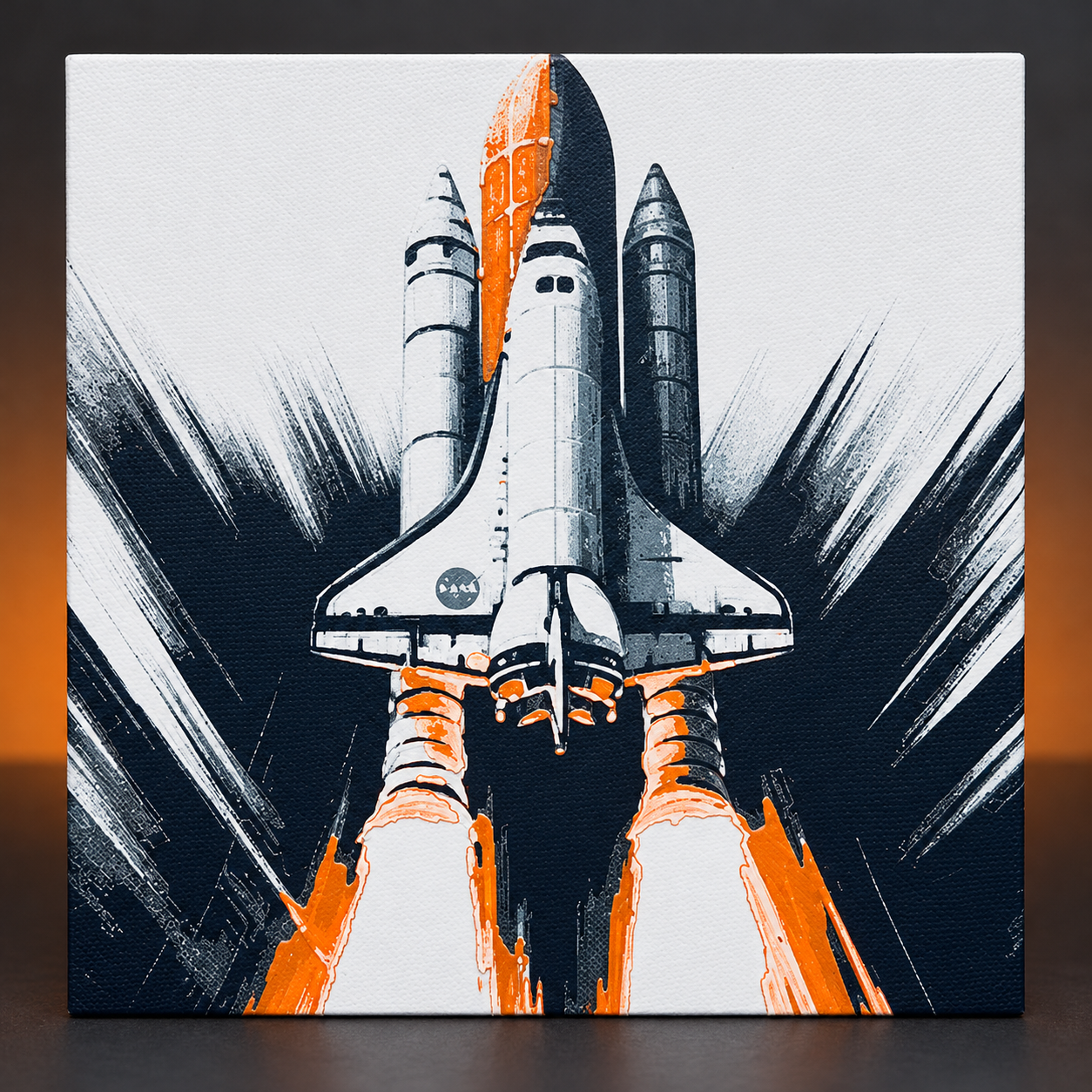 Space shuttle print