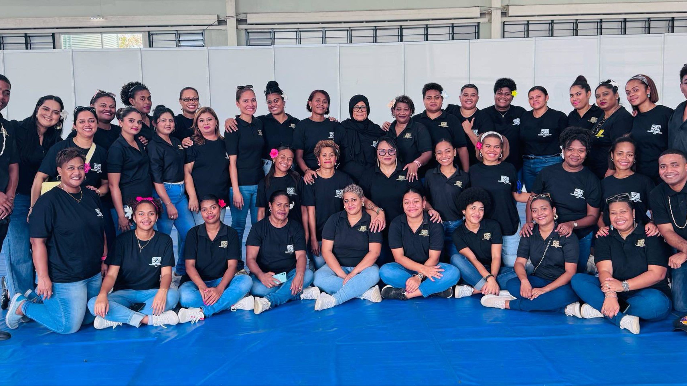 The Pivot Point Fiji hair and make-up team at Fiji Fashion Week 2024