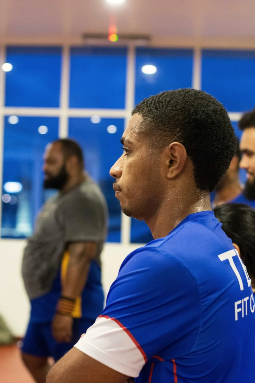 Fitness students working through a session together, 2019