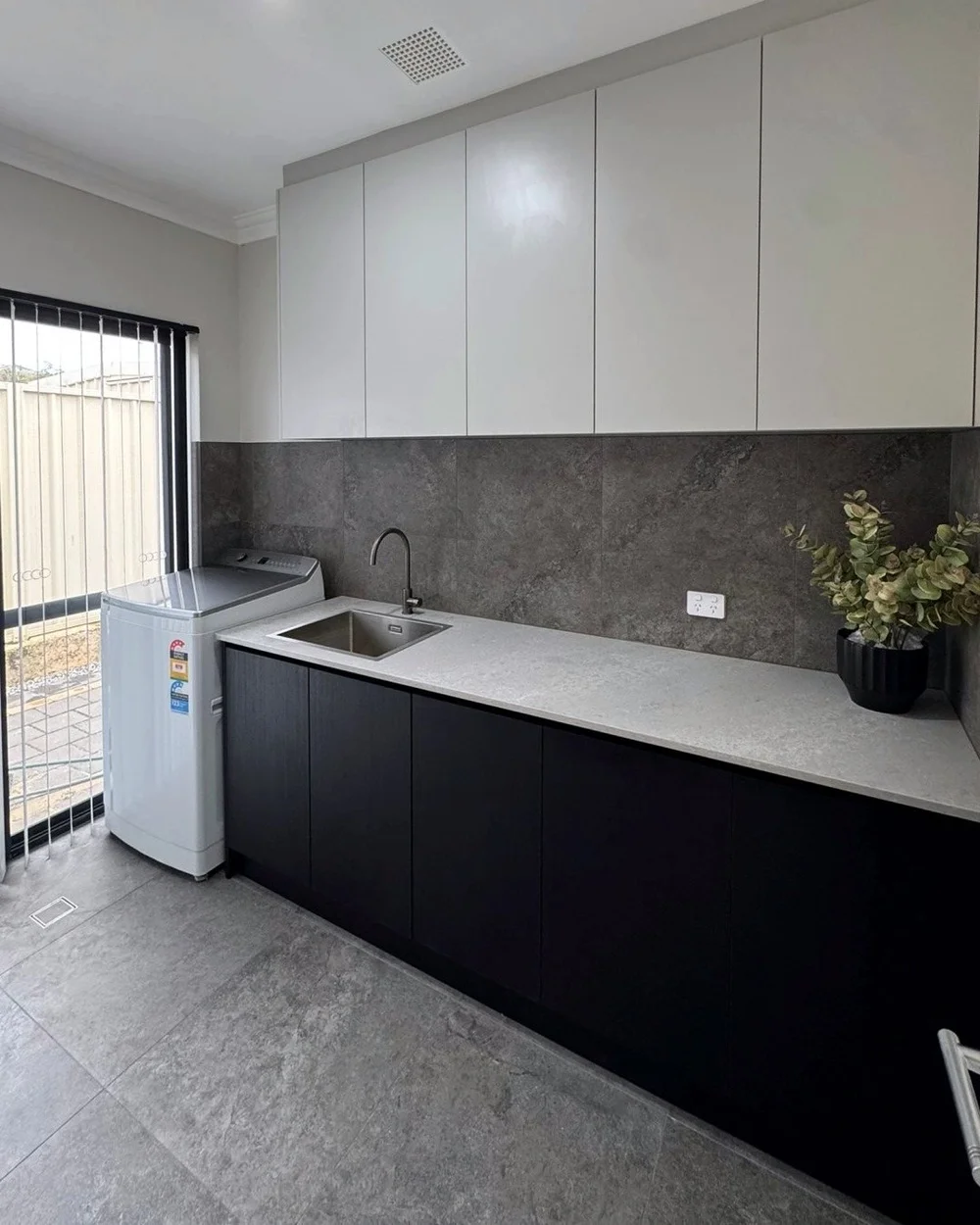 Laundry renovation in Darch, Perth by Ridge Renovations